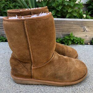KOOLABURRA BY UGG Winter Boots Women's Size 8 1019090 Sherpa Leather Brown‌